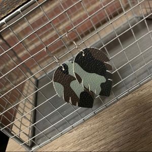 Camouflage earrings